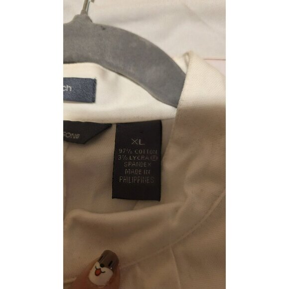 Hillard & Hanson Jacket Womens XL White Cotton Lycra NWT MSRP $42 Preppy - Picture 6 of 10
